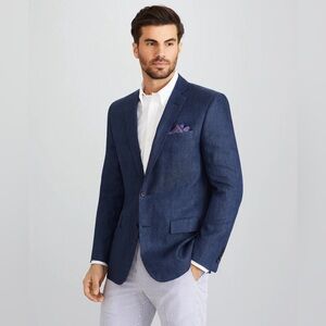 Brooks Brothers 1818 Regent Fit Blue Plaid Blazer - Size 40R